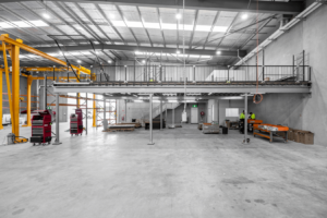 Mezzanine Floor in a Shed