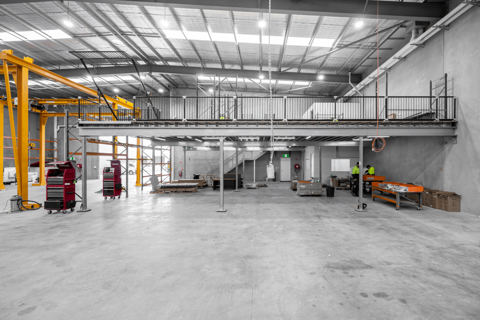 Mezzanine Floor in a Shed